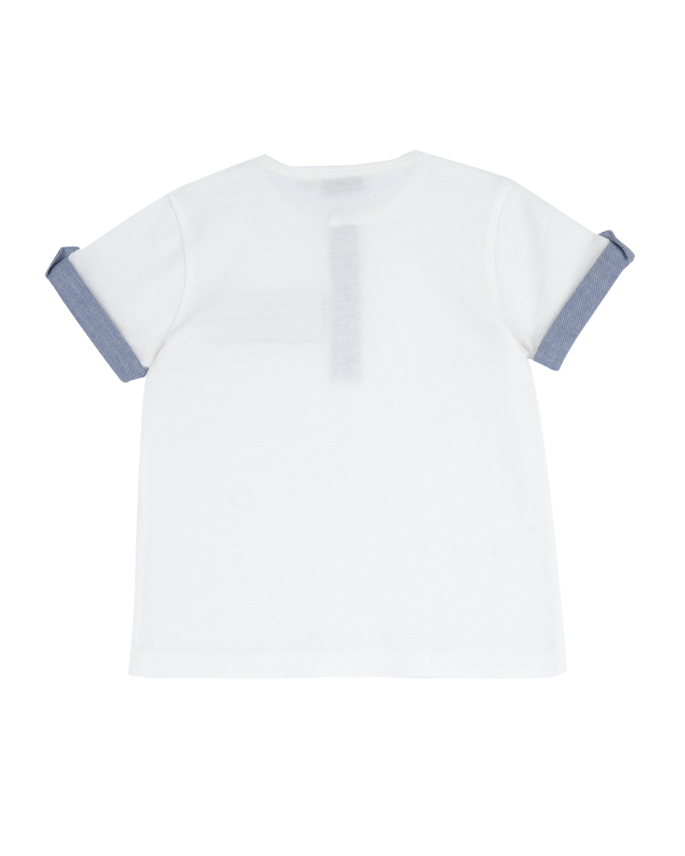 T-shirt Piquet com Bolso