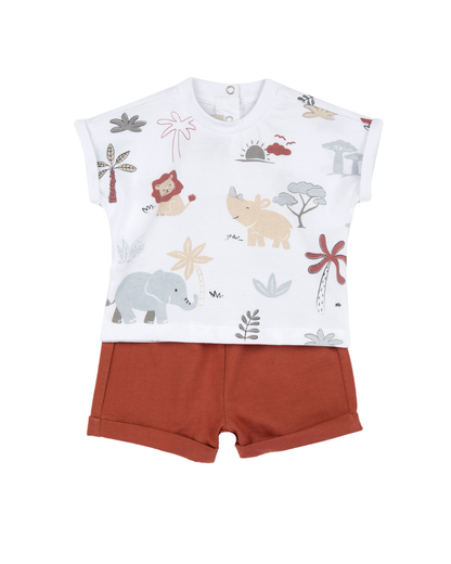 Conjunto de Algodão Dinossauros