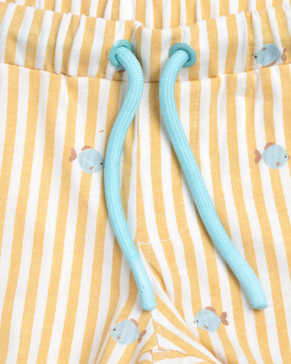 Conjunto de Algodão Peixinhos