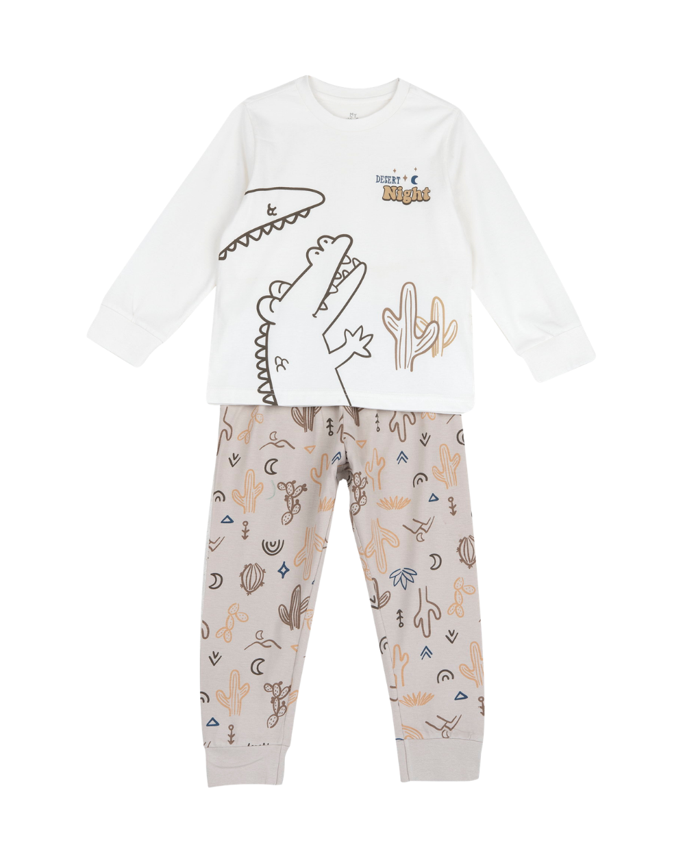Pijama de Algodão Crocodilo