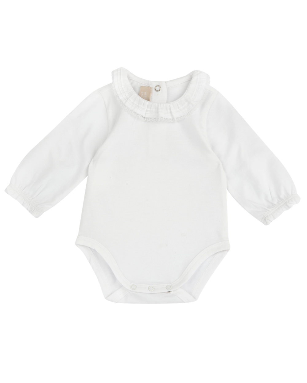 Body Manga Comprida com Gola