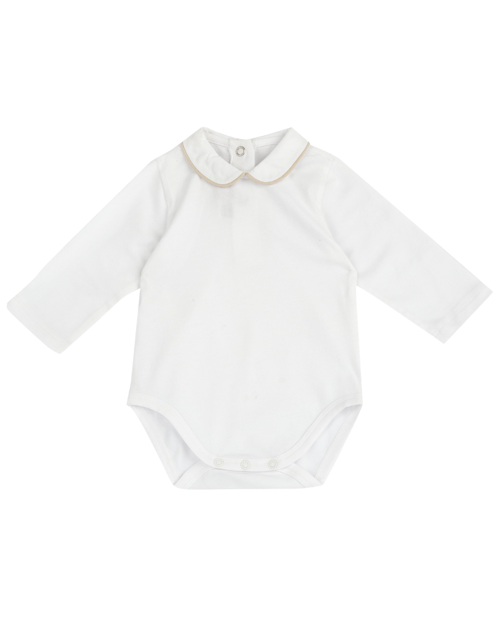 Body Manga Comprida com Gola