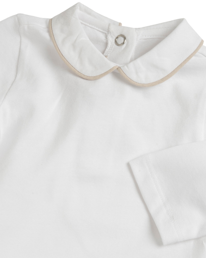 Body Manga Comprida com Gola