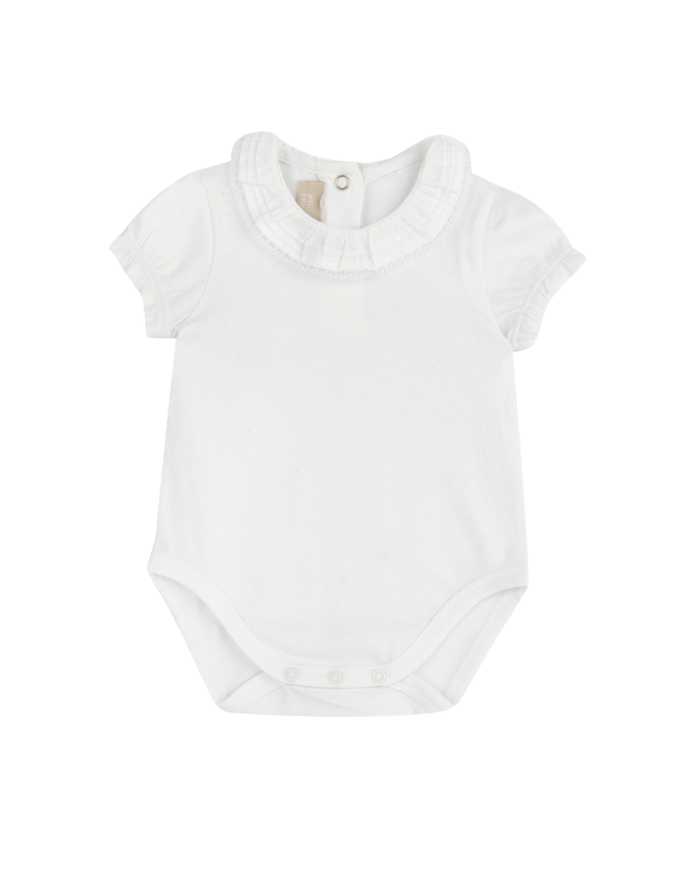 Body Manga Curta com Gola