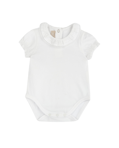 Body Manga Curta com Gola