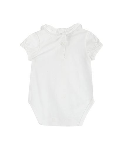 Body Manga Curta com Gola