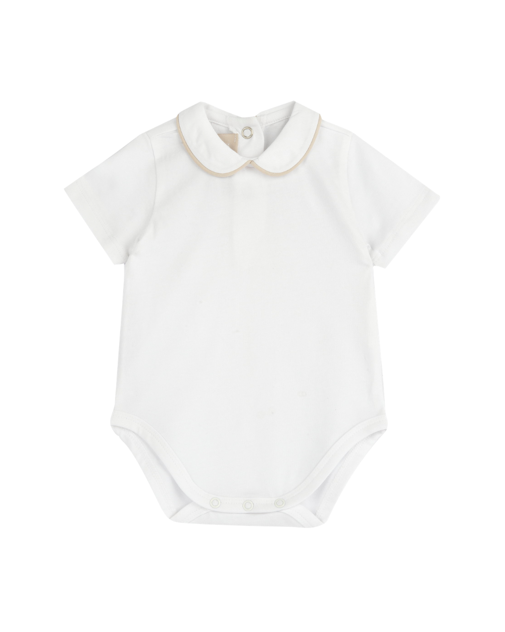 Body Manga Curta com Gola