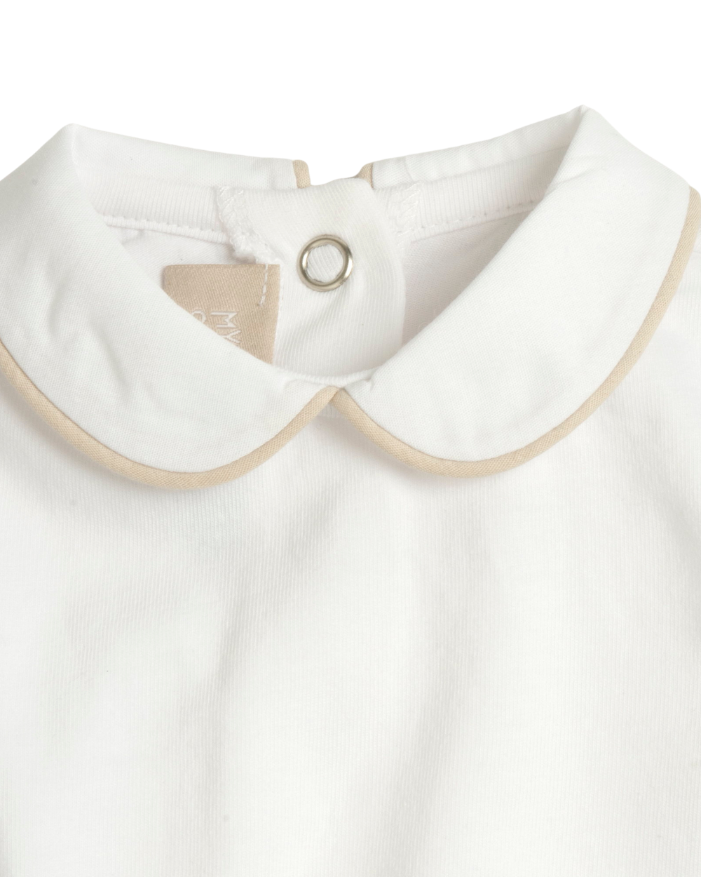 Body Manga Curta com Gola