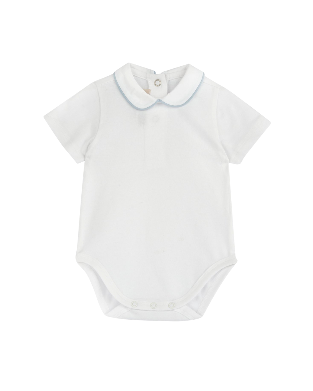 Body Manga Curta com Gola