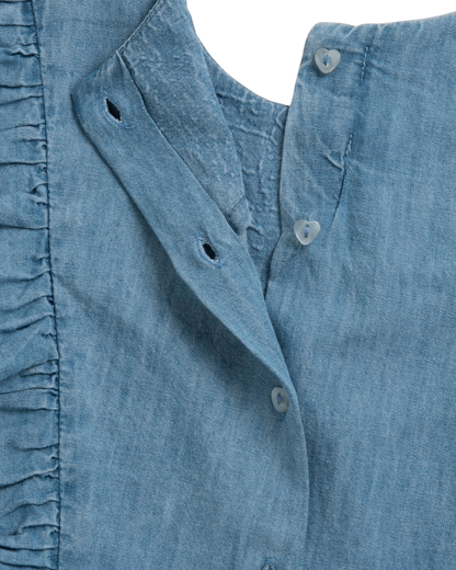 Blusa de Ganga com Folhos