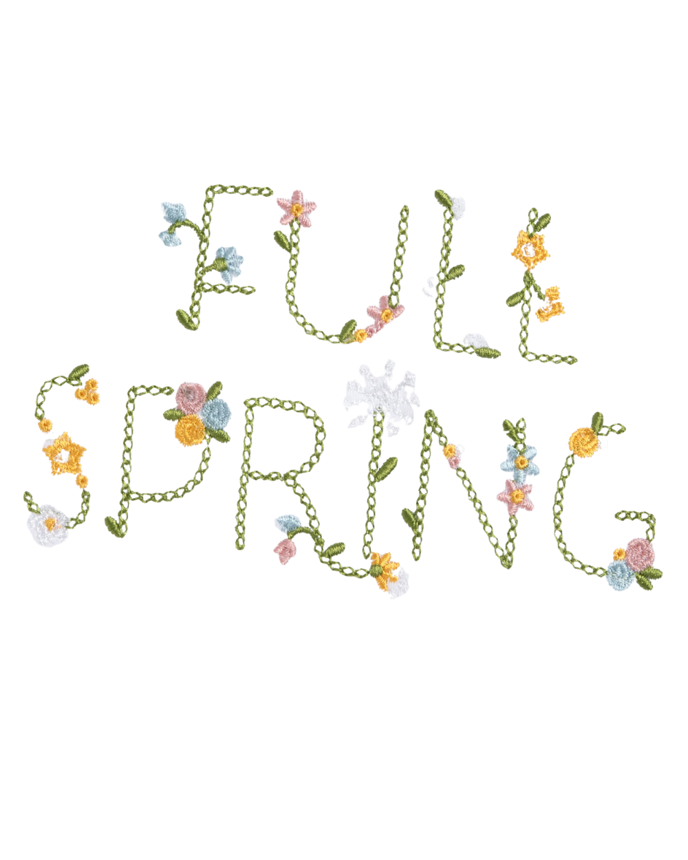 T-shirt Bordada Full Spring