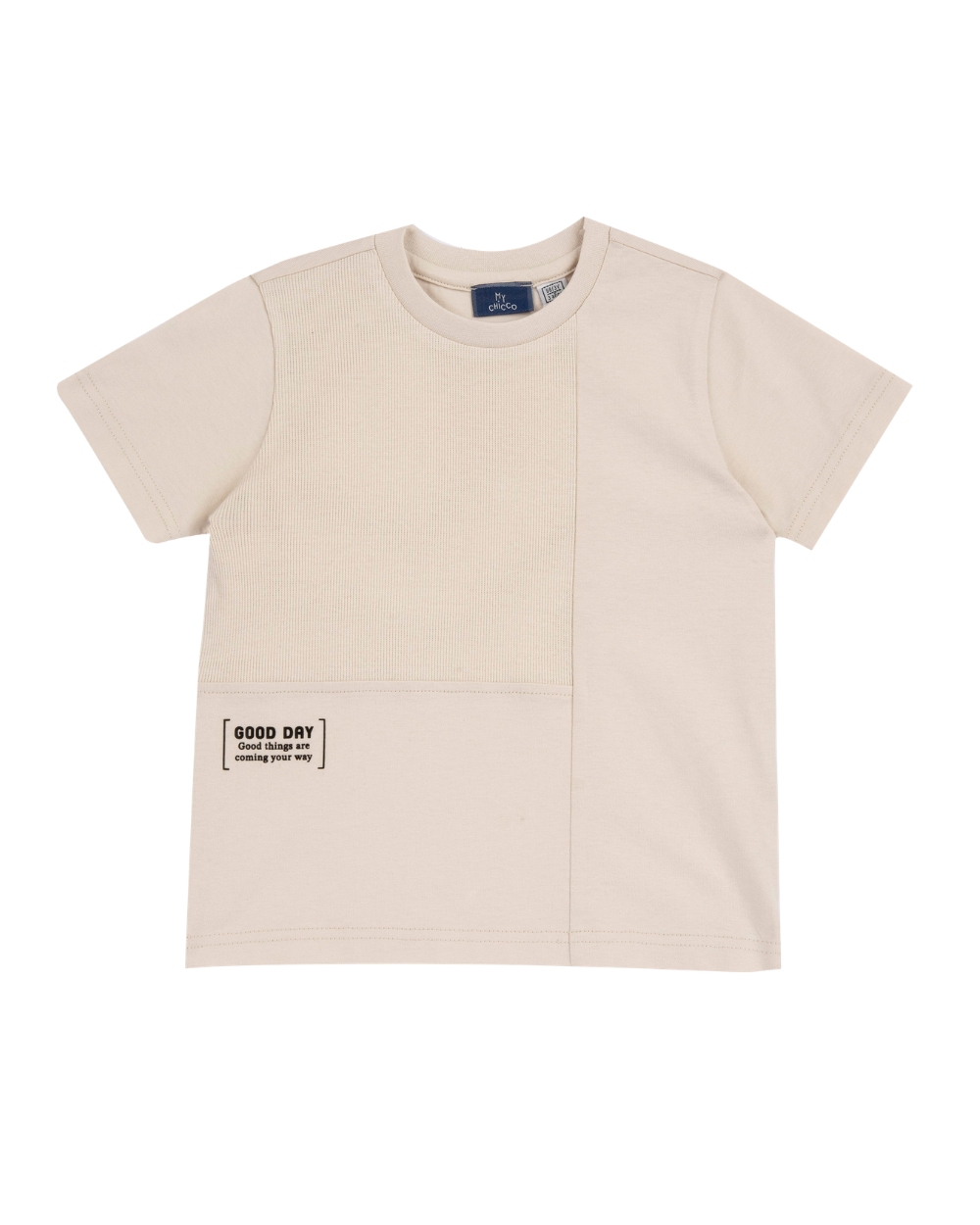 T-shirt de Algodão Bege