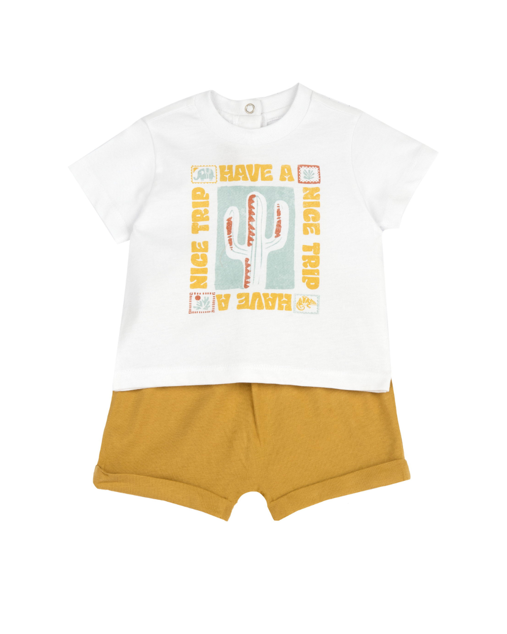 Conjunto T-shirt e Calção Cactus