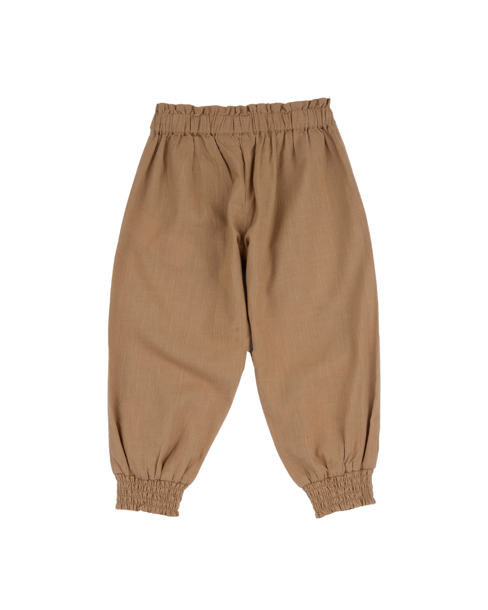 Calças Baloon Efeito Linho