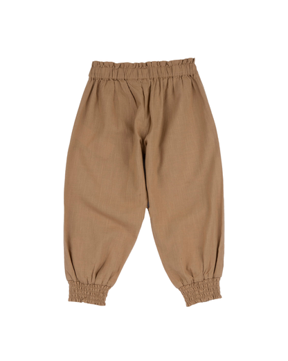 Calças Baloon Efeito Linho