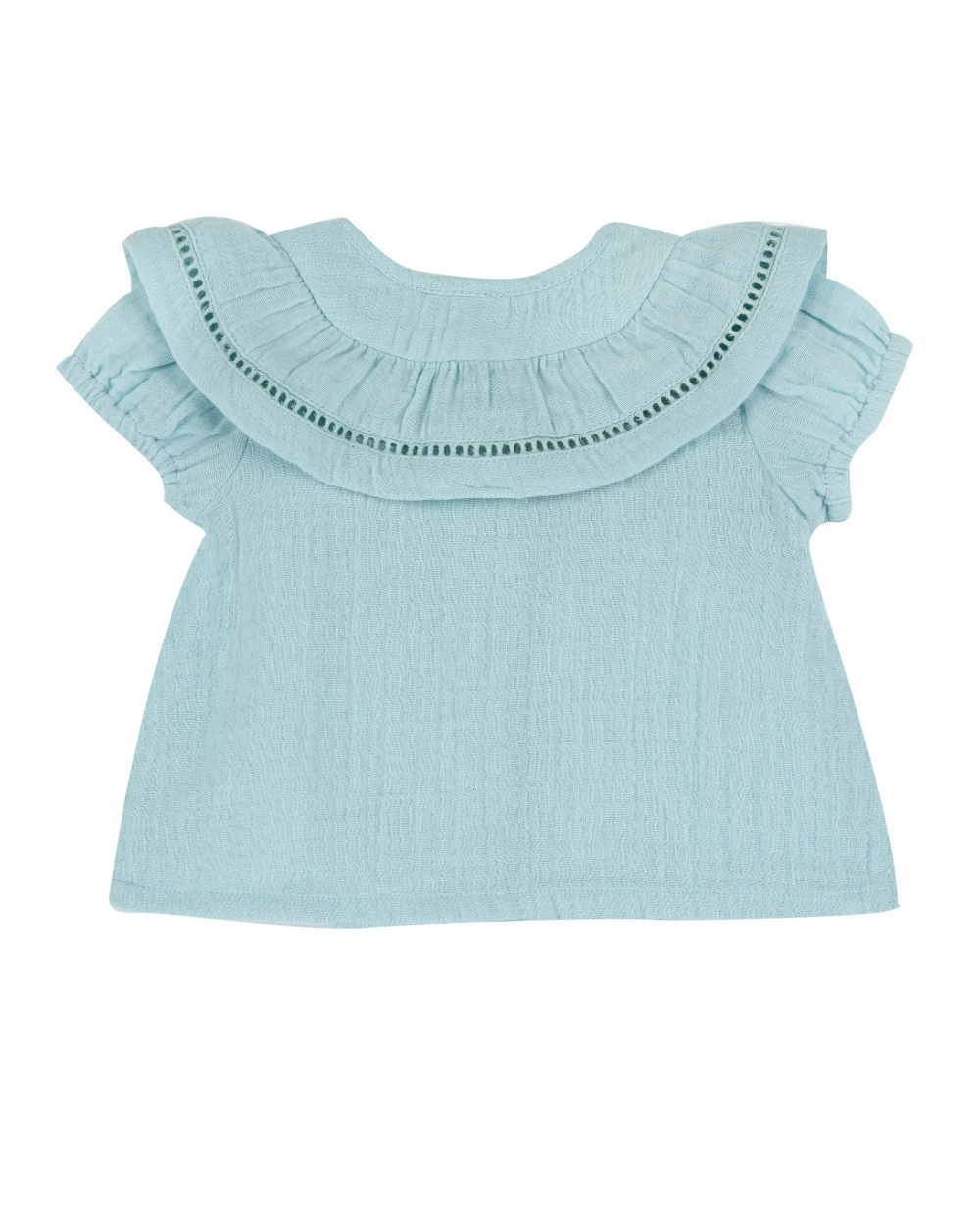 Blusa de Gola Detalhes Perfurados