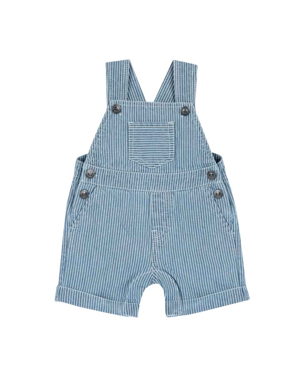 Jardineiras de Ganga às Riscas