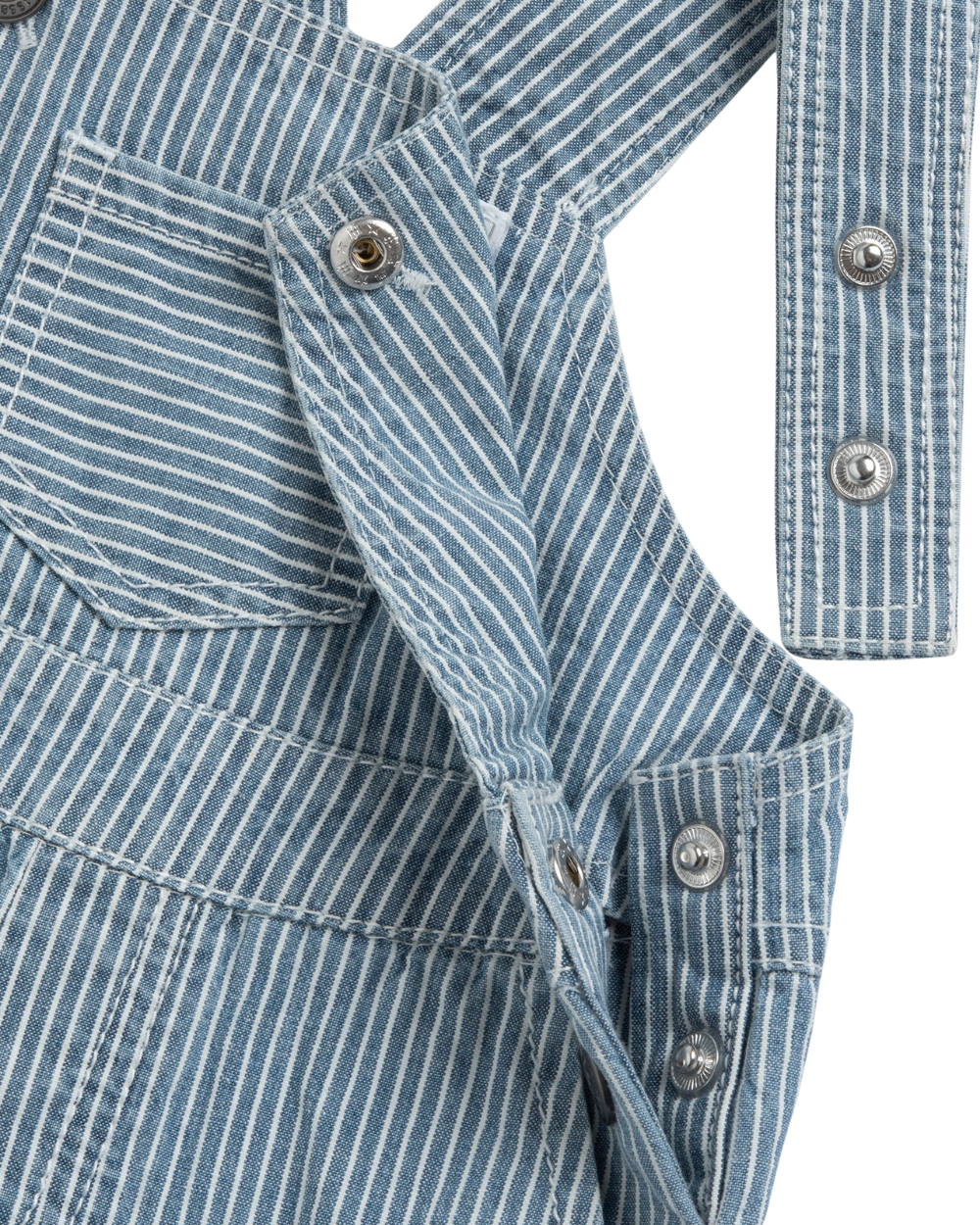 Jardineiras de Ganga às Riscas