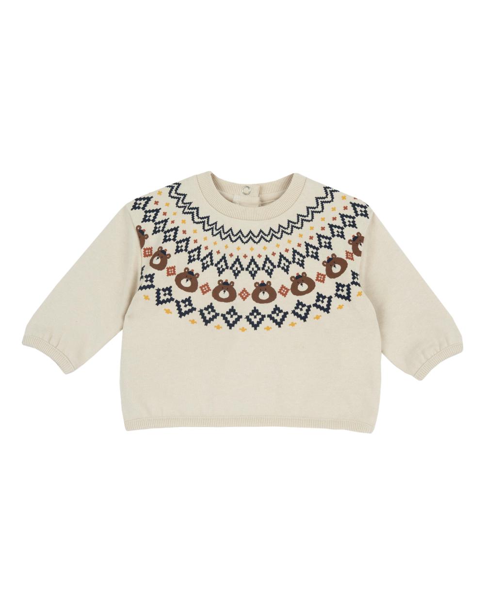 Sweatshirt Jacquard Ursinhos