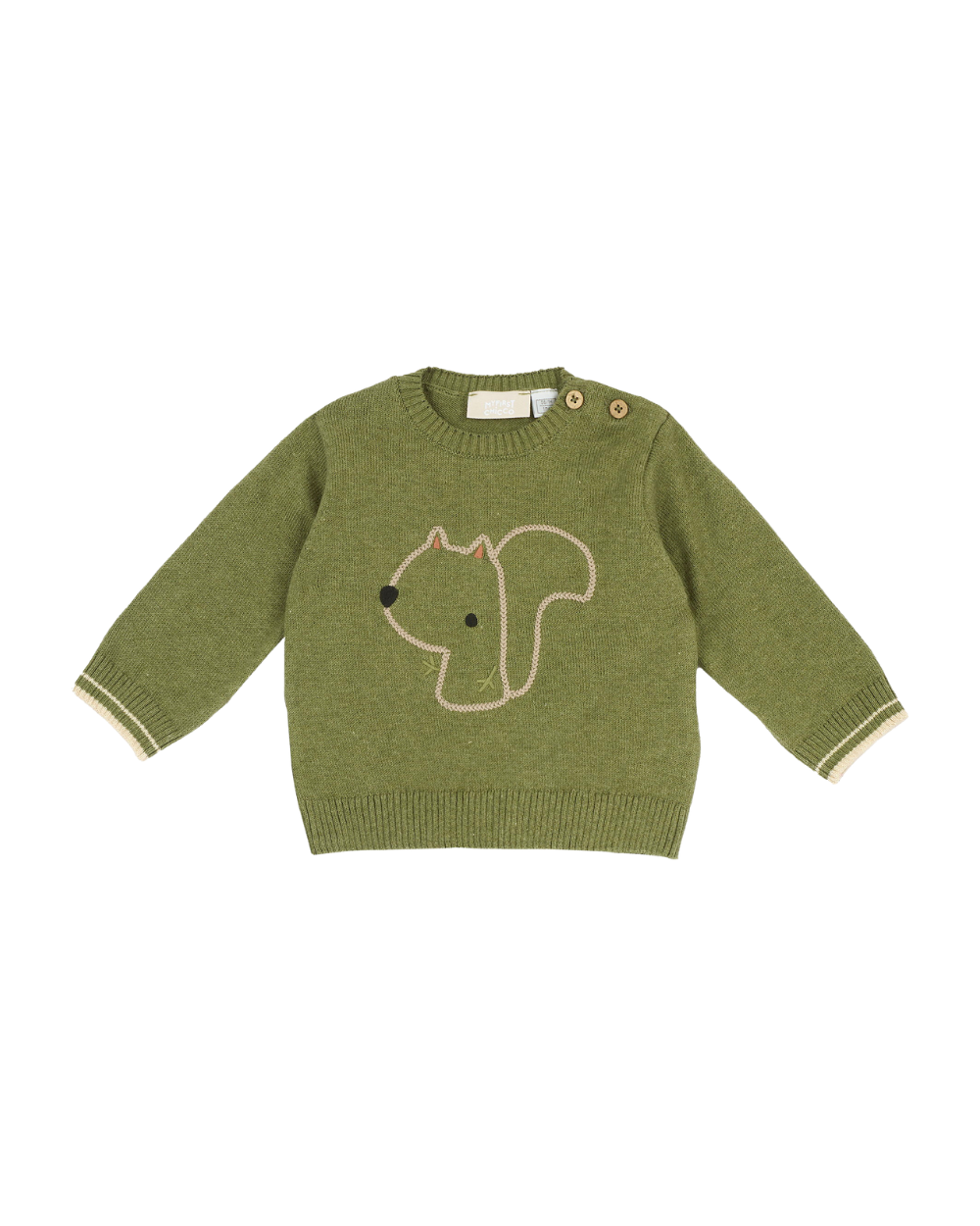 Camisola de Malha Verde Esquilo