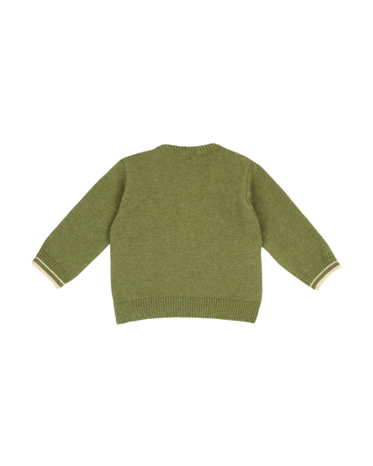 Camisola de Malha Verde Esquilo