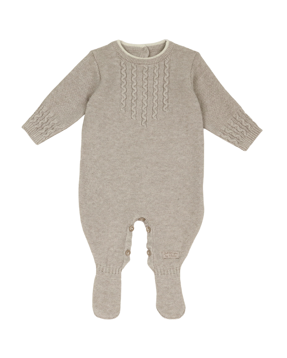 Babygrow Tricotado Bege