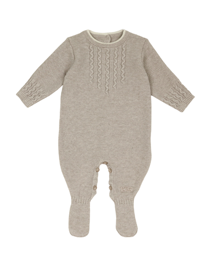 Babygrow Tricotado Bege
