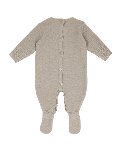 Babygrow Tricotado Bege