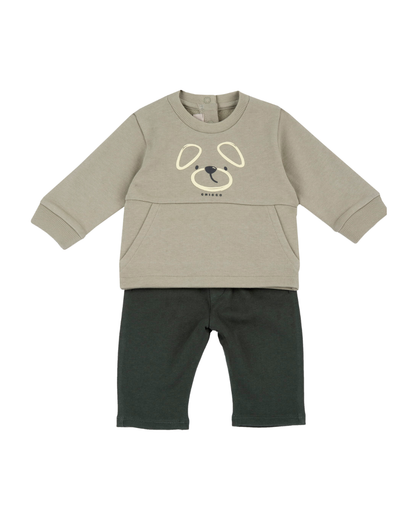 Conjunto Calças/Sweat Ursinho