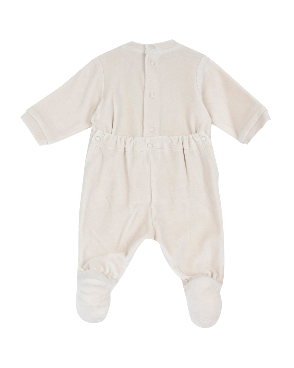 Babygrow de Veludo Abertura Costas