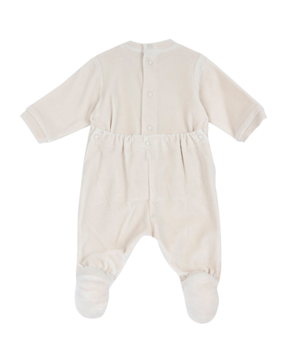 Babygrow de Veludo Abertura Costas