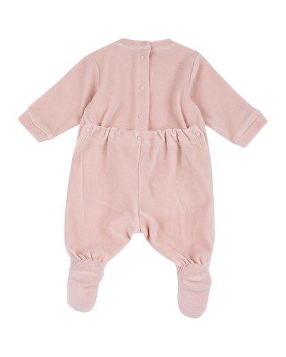Babygrow de Veludo Abertura Costas