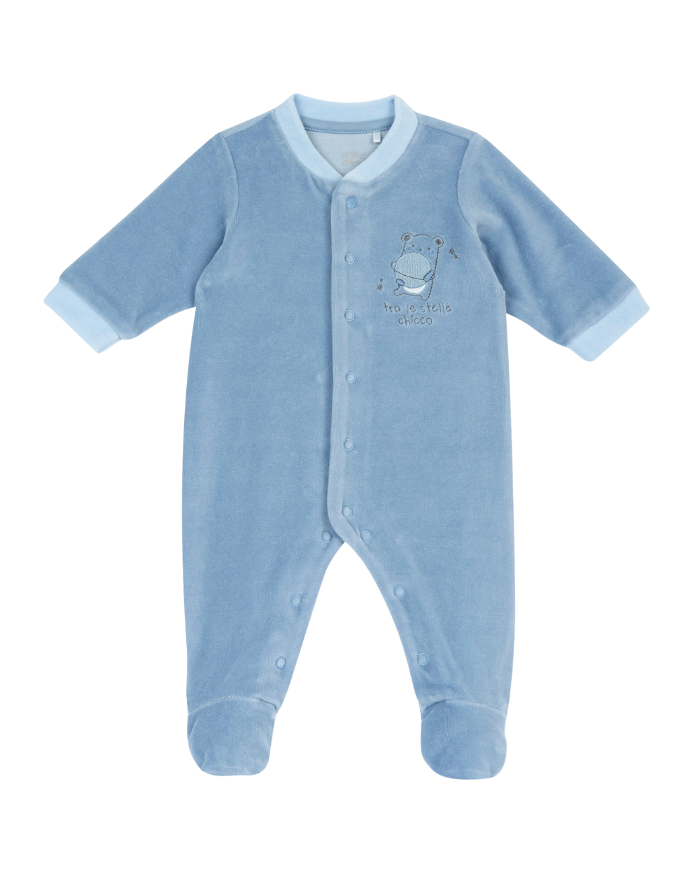 Babygrow de Veludo Abertura à Frente