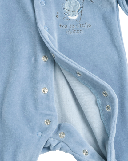 Babygrow de Veludo Abertura à Frente