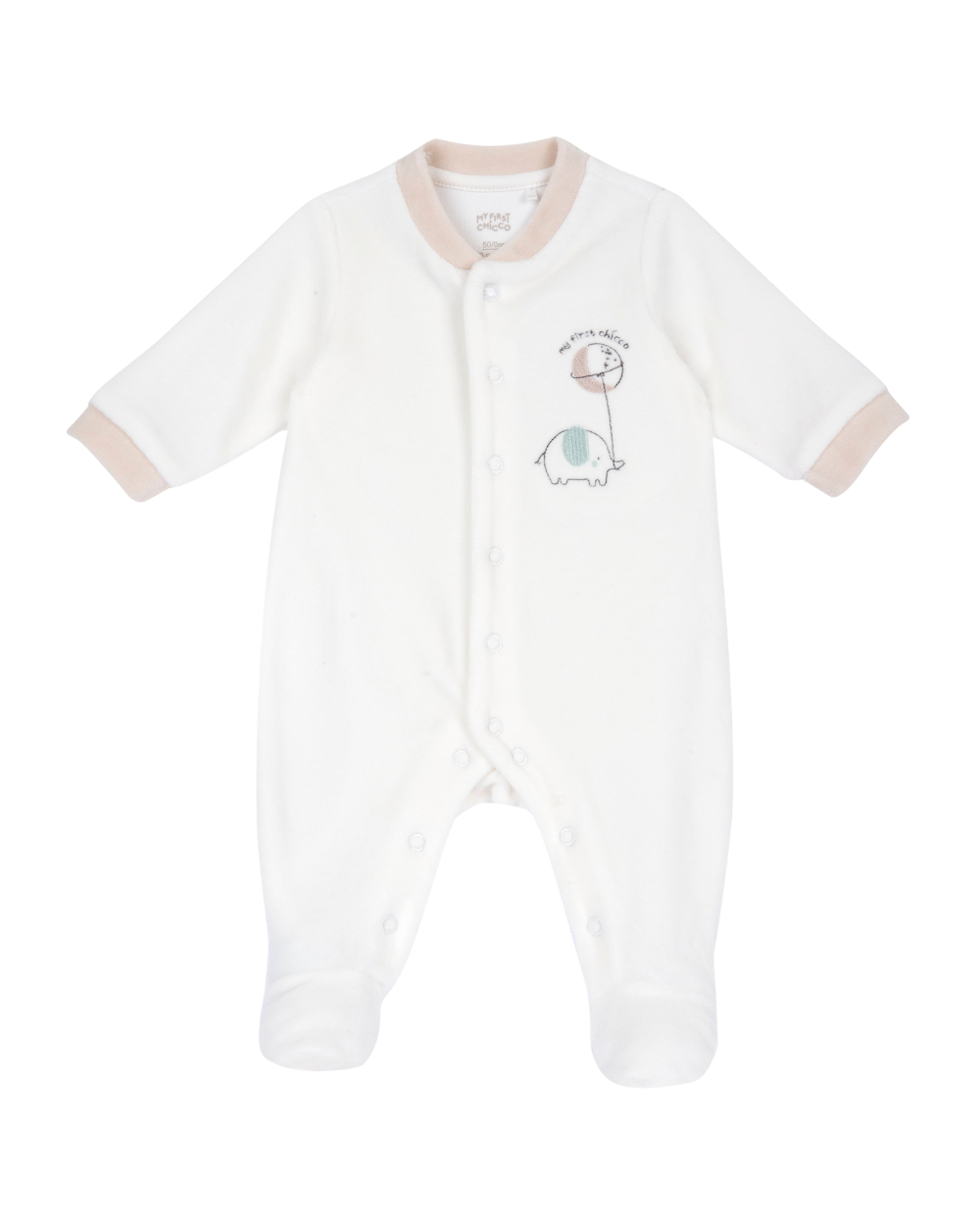 Babygrow de Veludo Abertura à Frente