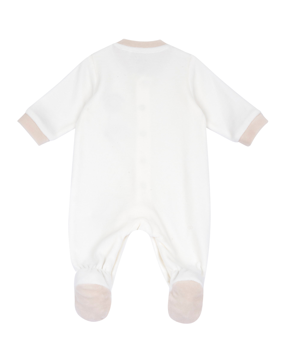 Babygrow de Veludo Abertura à Frente