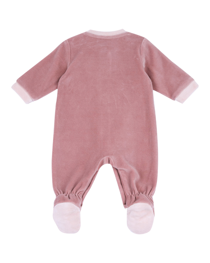 Babygrow de Veludo Abertura à Frente