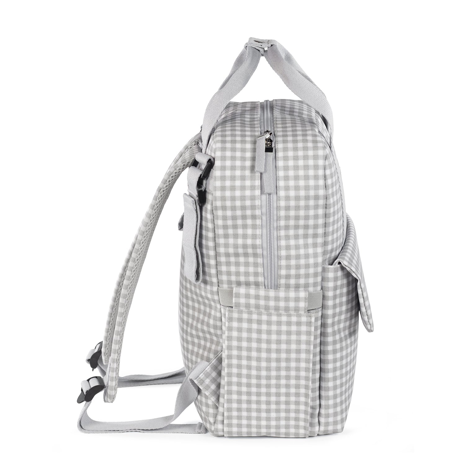 I Love Vichy Grey Backpack