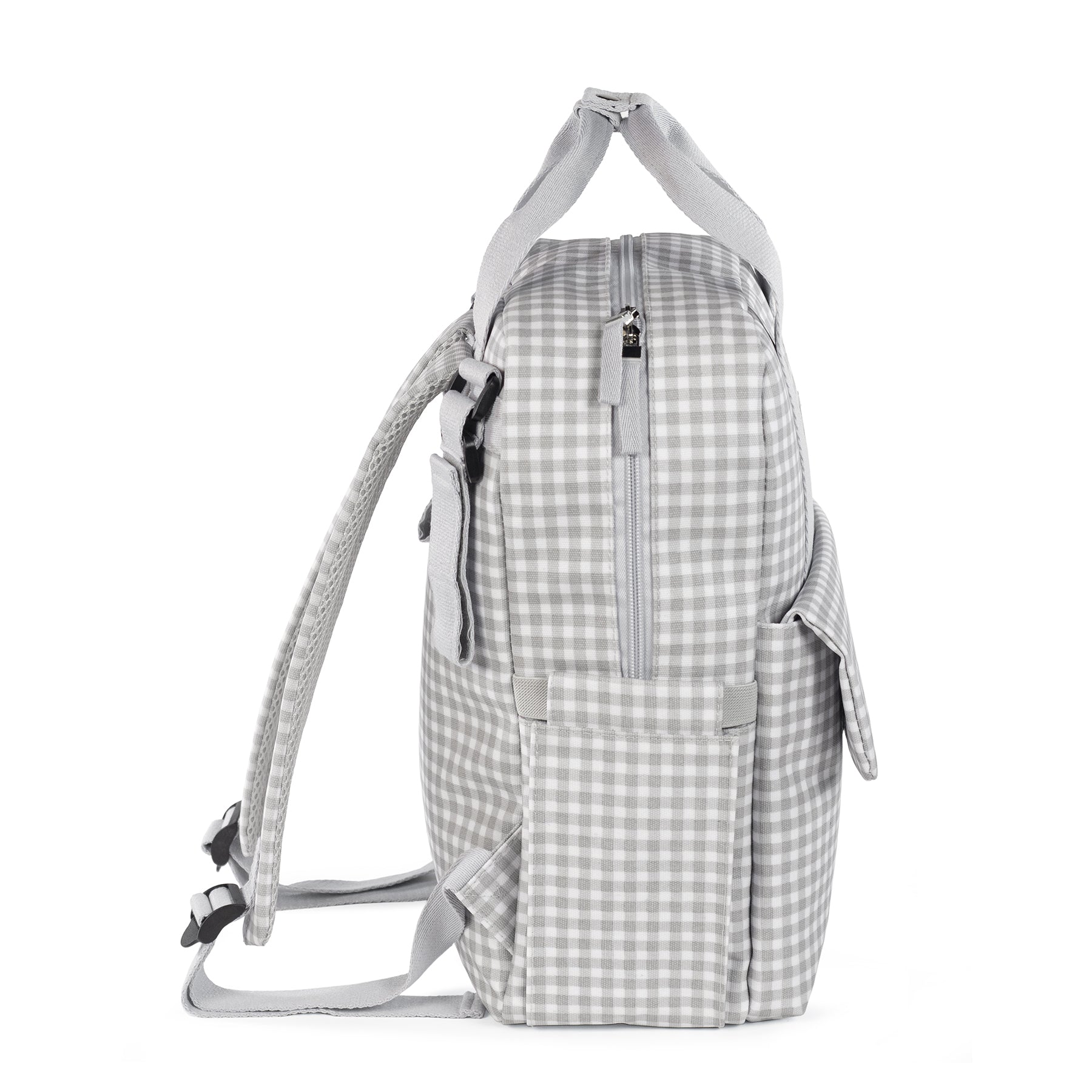 I Love Vichy Grey Backpack