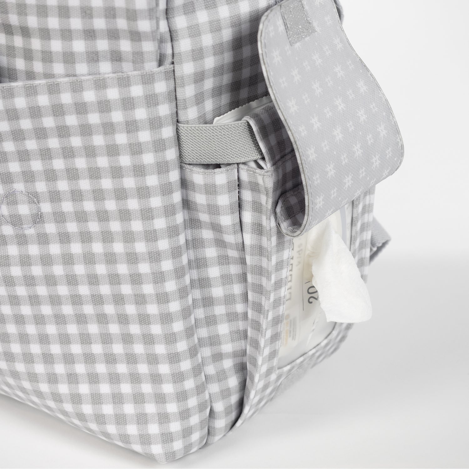 I Love Vichy Grey Backpack