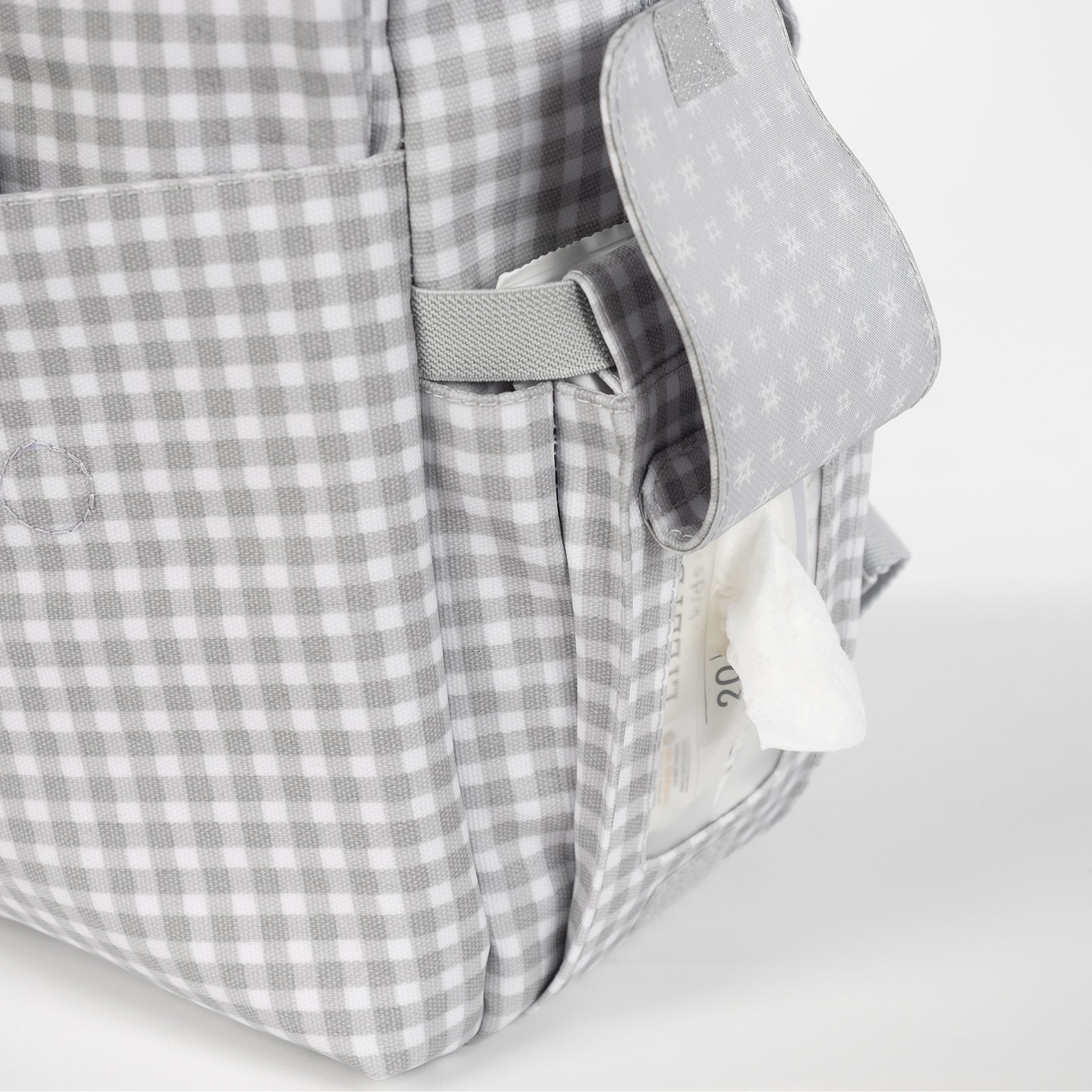I Love Vichy Grey Backpack
