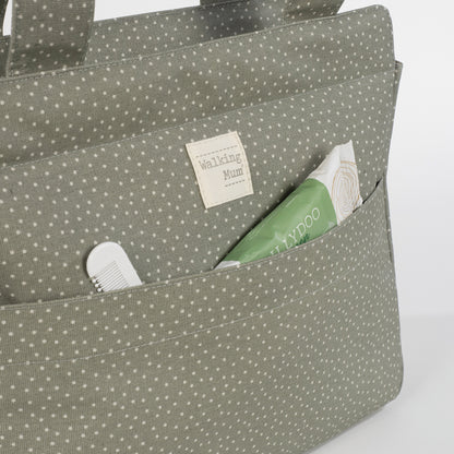 Mala Polka Dot Poppy Moss
