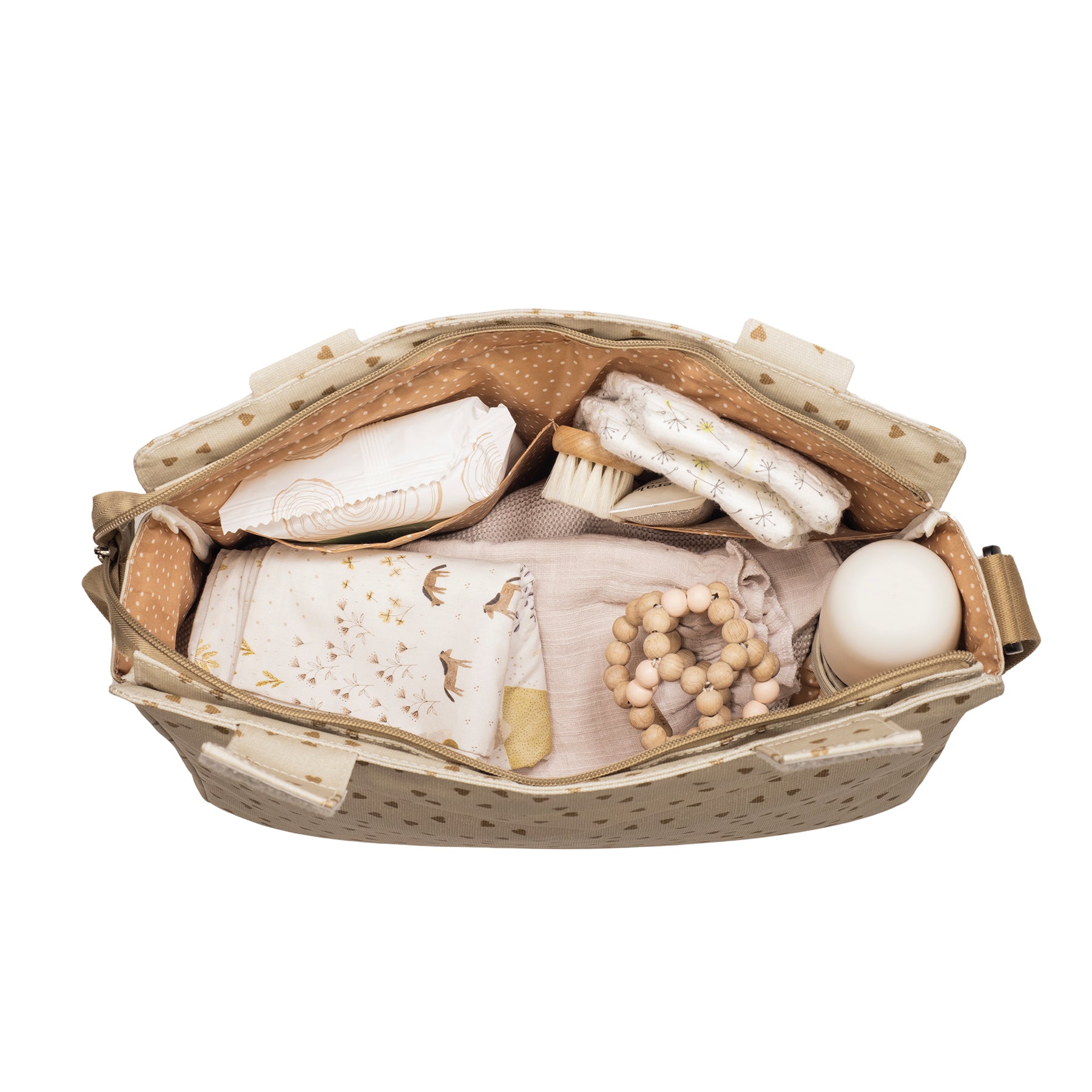 Mala Hearts Poppy Cinnamon