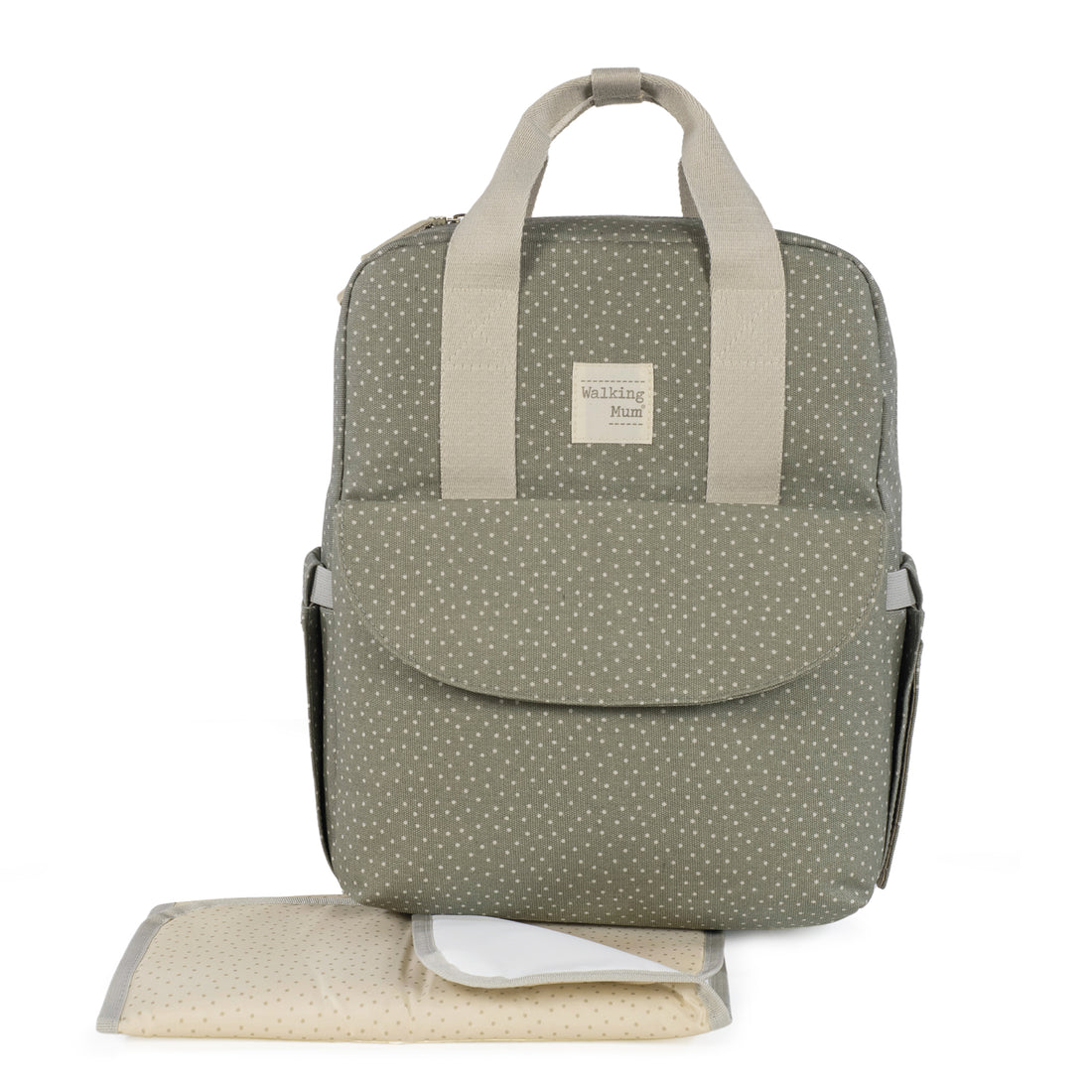 Mochila Polka Dot Poppy Moss