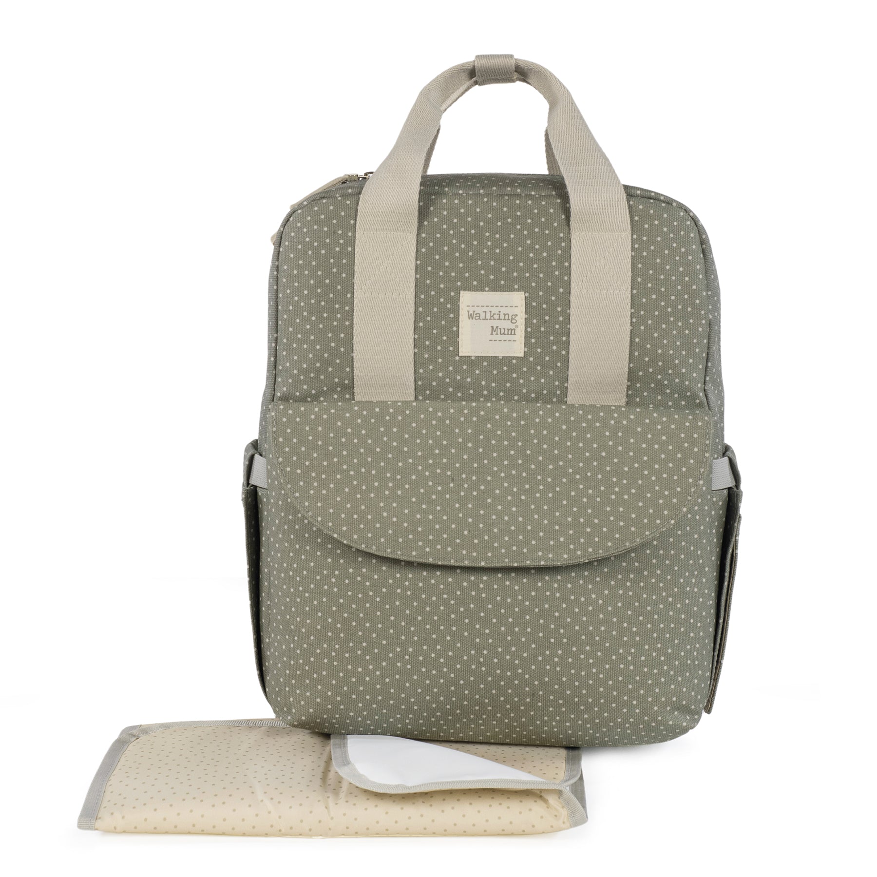 Mochila Polka Dot Poppy Moss