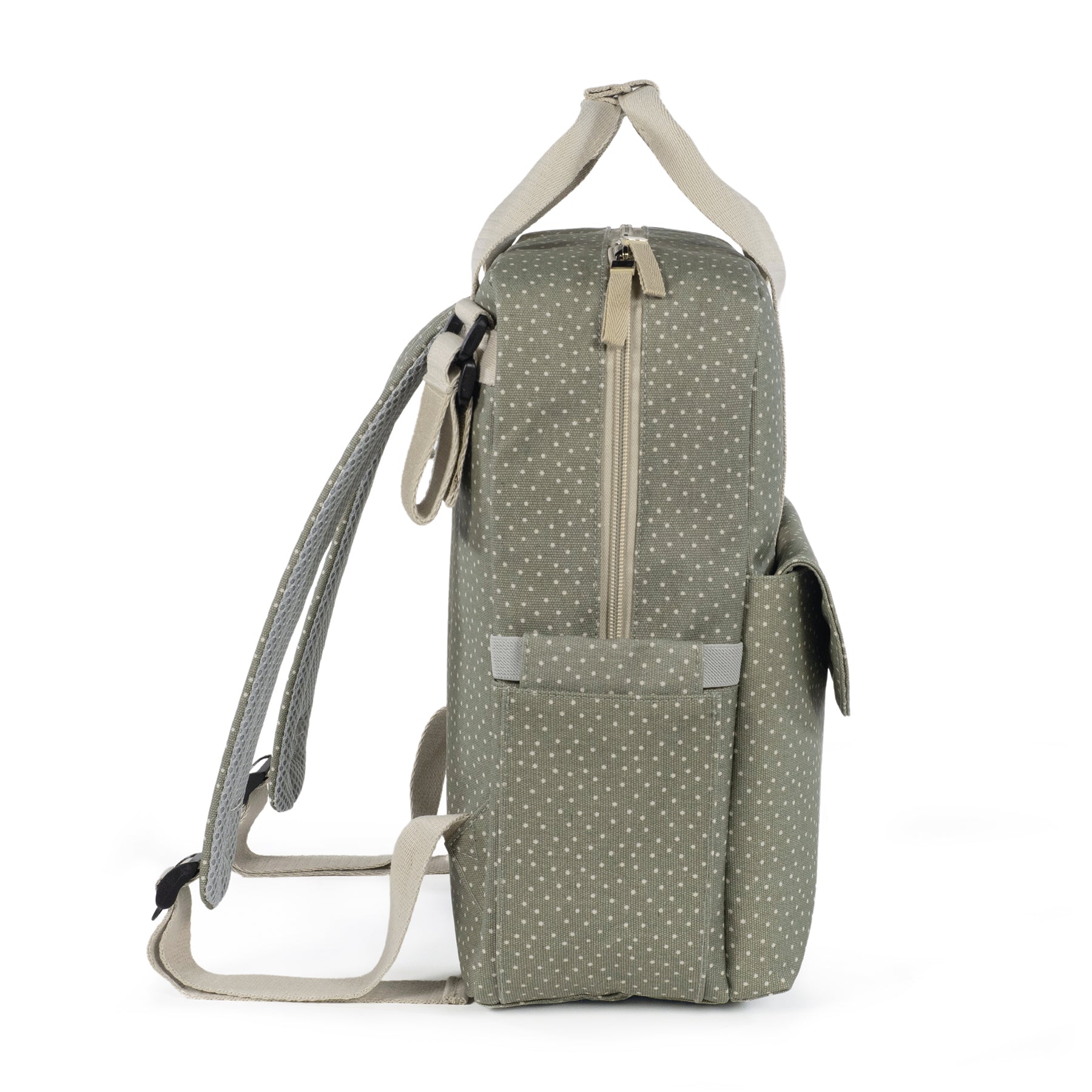 Mochila Polka Dot Poppy Moss