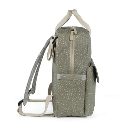 Mochila Polka Dot Poppy Moss