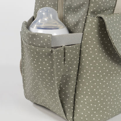Mochila Polka Dot Poppy Moss