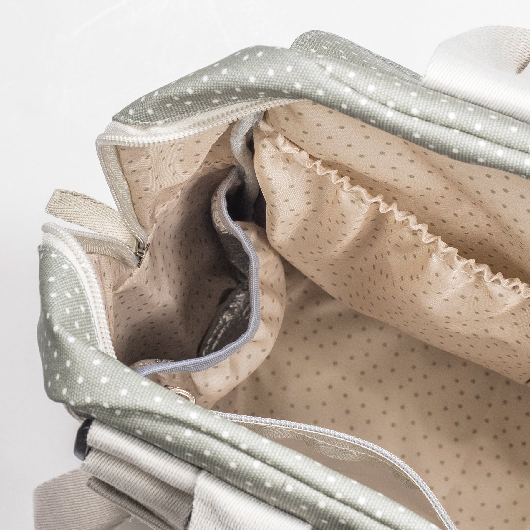 Mochila Polka Dot Poppy Moss