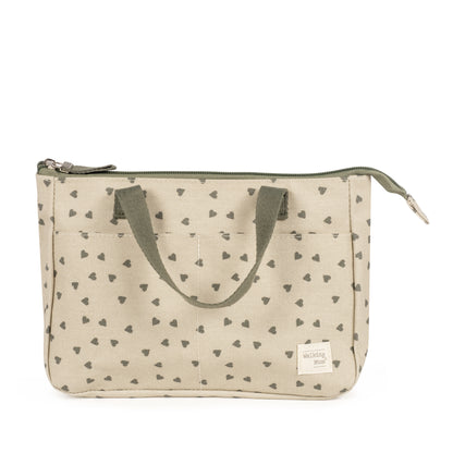Necessaire Hearts Poppy Moss